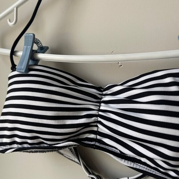 Mossimo Supply Co. Striped Bandeau Bathing Suit Top Small - Picture 2 of 4